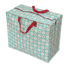 Große Aufbewahrungstasche aus recycelten Plastikflaschen "Flowers"