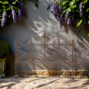 Beetzaun Gartenzaun Rankhilfe Schmetterling Eisen Rost Deko H:62 cm x L:80cm