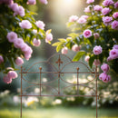 Beetzaun Gartenzaun Rankhilfe Schmetterling Eisen Rost Deko H:62 cm x L:80cm