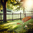 Blattstecker 2 Blätter Rost Deko Gartendeko Edelrost Beetstecker