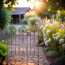 Beetzaun Gartenzaun Rankhilfe GERRY Eisen Rost Deko H: 65cm x L: 55cm