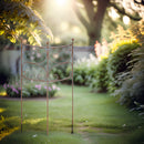 Rankgitter Staudenbinder Rankgerüst halbrund Edelrost 100 cm hoch in drei Größen