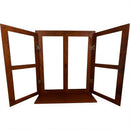 Dekofenster Fenster Metall Garten Dekoration Rost verrostet zum Stellen H/B/T: 60x52x21 cm