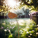 Blattstecker Deko Stecker Blatt Gartendeko Edelrost Beetstecker