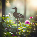 Rost Deko Stecker Ostern Ente stehend Bodenstecker Gartendeko Stab Edelrost Beetstecker 57,5cm Gesamthöhe