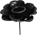 Kerzenhalter Tulpenform für Stabkerzen zum Stecken mit Stab Metall Rost verrostet  oder schwarz lackiert Advent Weihnachten Kranz