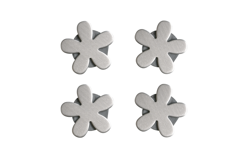Gewichte für Tischdecke in Blumenform Metall Tischdeckenhalter mit Magnet Tischdeckengewichte Tischdeckenbeschwerer 4 Stück im Set