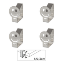 Tischtuchklammer Smiley Tischdeckenklemme Metall Tischdeckenhalter 4 Stück im Set