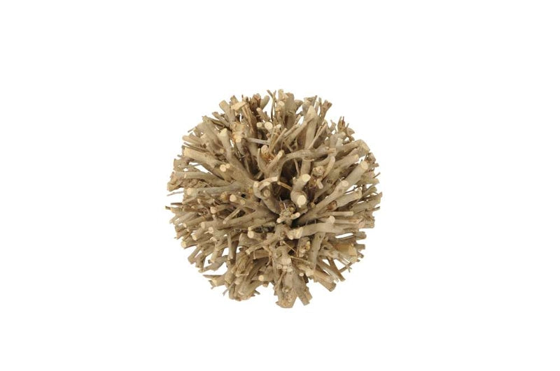 Kugel Dekokugel aus Holz (Äste, Zweige, Weide) naturbelassen voll Gartenkugel in drei Größen
