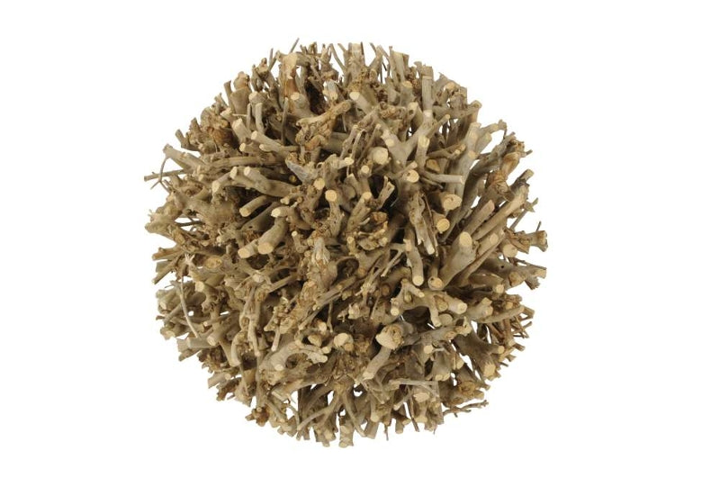 Kugel Dekokugel aus Holz (Äste, Zweige, Weide) naturbelassen voll Gartenkugel in drei Größen