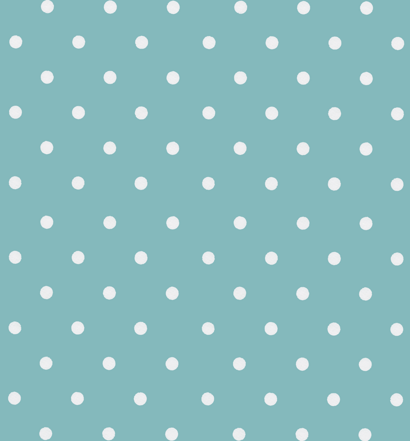 ecosoul Wachstuchtischdecke Dots Polka weiße Punkte auf hellblauem Untergrund Wachstischdecke Schutzdecke vintage blau duckegg PVC Breite: 140cm Länge wählbar