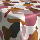 Wachstuchtischdecke NAMIBIA in 1,4m Br. Wachstuch PVC Tischdecke Outdoor Indoor Leinen-Prägung Länge wählbar