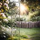 FARFA Rankgitter Rankhilfe Rankgerüst für Kletterpflanzen Metall Staudenhalter  H/B/T 135/30/0,5 cm