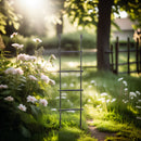 Rankgitter CLAVI Staudenstütze Rankgerüst braun Rost Rankhilfe Metall Eisen Deko H/B/T: 75/19/3 cm