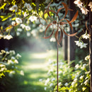 Windrad Propeller Karussellpropeller Metall Eisen mit Edelrost Deko 210cm hoch 60cm Durchmesser