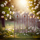 Beetzaun Gartenzaun Rankhilfe GERRY Eisen Rost Deko H: 65cm x L: 55cm