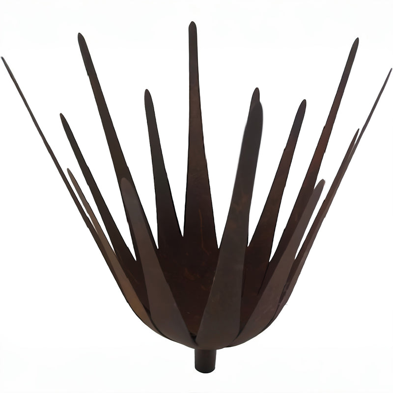 Schale Kerzenhalter Lotus Dekoschale mit Edelrost mit 3 Füßen Durchmesser: 24cm unten 30cm oben, Höhe 38cm Dekoobjekt