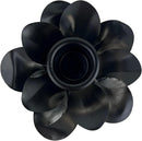 Kerzenhalter Tulpenform für Stabkerzen zum Stecken mit Stab Metall Rost verrostet  oder schwarz lackiert Advent Weihnachten Kranz