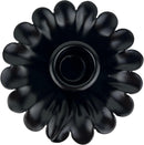 Kerzenhalter Blume für Stabkerzen zum Stecken mit Stab Metall schwarz lackiert oder braun verrostet Advent Weihnachten Kranz