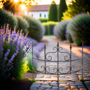 Staudenhalter AGRI Staudenbinder Strauchhalter halbrund Rankhilfe H/B/T: 61/70/32 cm Metall dunkelbraun