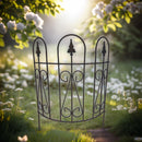 Staudenhalter Staudenbinder bodennah gebogen Rankhilfe 51cm breit Eisen braun