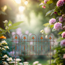 Beetzaun Gartenzaun Rankhilfe WINDSOR Metall nit Edelrost Deko H:58 cm x L:81cm