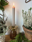 Kranz golden für Gesteck Kerzenhalter Dekoration Herbst Advent Weihnachten 9cm Durchmesser