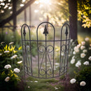 Staudenhalter Staudenbinder bodennah gebogen Rankhilfe 51cm breit Eisen braun