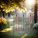 Beetzaun Gartenzaun Rankhilfe GERRY Eisen Rost Deko H: 65cm x L: 55cm