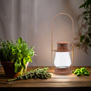 Laterne aus Metall mit Edelrost mit klarem Pressglas Kerzenhalter Rost Deko Leuchtfeuer Gartendeko Edelrost 40cm hoch