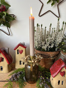 Kranz golden für Gesteck Kerzenhalter Dekoration Herbst Advent Weihnachten 9cm Durchmesser