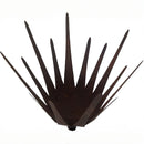 Schale Kerzenhalter Lotus Dekoschale mit Edelrost mit 3 Füßen Durchmesser: 24cm unten 30cm oben, Höhe 38cm Dekoobjekt