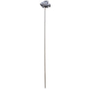 Gartenstecker FISCH  Metall Patina/Edelrost Stecker Gartendekoration Beet Stab Bodenstecker Spieß 108 cm hoch