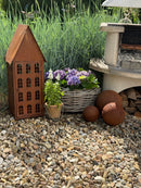 Gartendeko Kugel Metall mit Edelrost Dekoration Gartenkugel 10cm, 15cm, 20cm oder 25cm Durchmesser