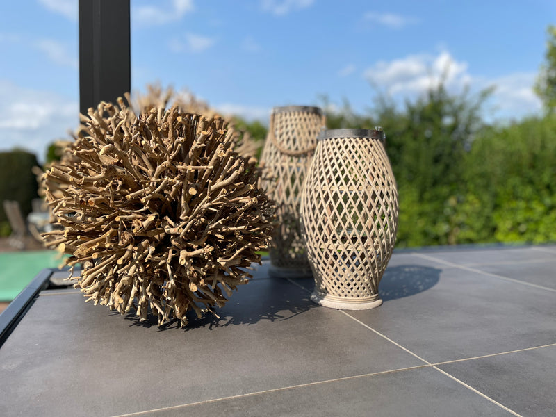 Kugel Dekokugel aus Holz (Äste, Zweige, Weide) naturbelassen voll Gartenkugel 45 cm Durchmesser