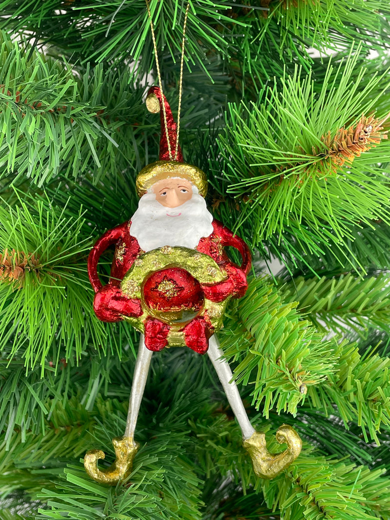 2-teiliges Weihnachts-Miniatur-Deko-Set – Weihnachtsbaum & Weihnachtsmann Aus Harz, Wasserdicht, Farbenfroh – Für Aquarium, Blumentopf, Mini-Garten, Tischdeko Oder Als Kleines Geschenk