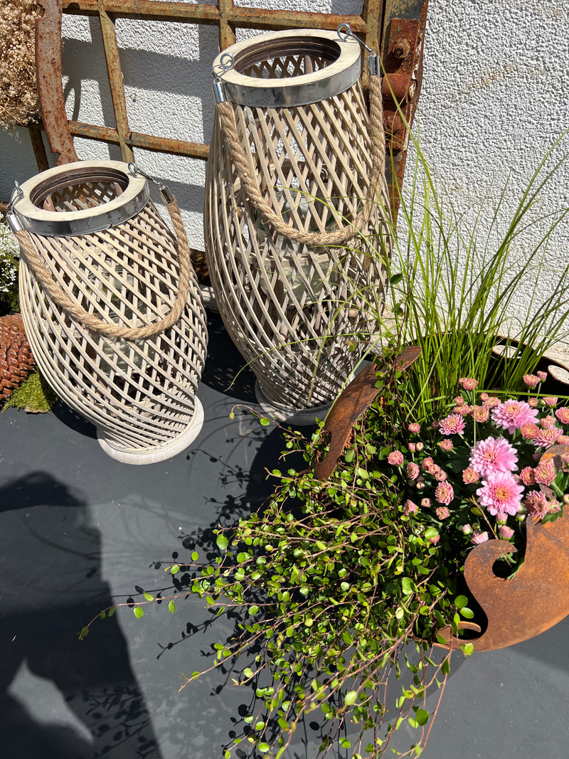 Gartendeko Kugel zum Bepflanzen Metall Rost Deko Gartenkugel Feuerschale Schale 30cm