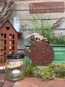 Gartendeko Lieblingsplatz Schild Wanddekoration Rost