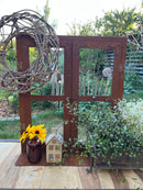 Haus Keramikhaus Windlicht Keramik Dekoration Häuschen Windlicht Weihnachten creme/beige B/T/H: 8 x 7 x 16cm