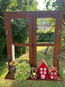 Glasvase TRAIO Vase Blumenvase Pressglas Rillen klein transparent H/dia: 14/7,5cm