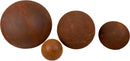 Gartendeko Kugel Metall mit Edelrost Dekoration Gartenkugel 10cm, 15cm, 20cm oder 25cm Durchmesser