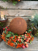 Gartendeko Kugel Metall mit Edelrost Dekoration Gartenkugel 10cm, 15cm, 20cm oder 25cm Durchmesser