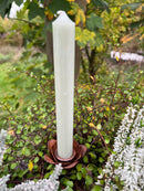 Kerzenhalter Blüte für Stabkerzen zum Stecken mit Stab Metall schwarz lackiert oder verrostet Advent Weihnachten Kranz