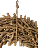 Kranz Türkranz Weihnachten Advent Tischkranz Weide naturbelassen mit Schnur Zweige 40, 45 oder 57 cm Durchmesser