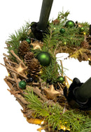 Kranz Türkranz Weihnachten Advent Tischkranz Weide naturbelassen mit Schnur Zweige 40, 45 oder 57 cm Durchmesser