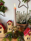 Kranz golden für Gesteck Kerzenhalter Dekoration Herbst Advent Weihnachten 9cm Durchmesser