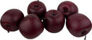 Äpfel  6-er Set zum Dekorieren 7,5cm Höhe Dekoration Weihnachtsbaum Kranz Herbst Advent