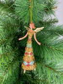 Christbaumschmuck Figur Engel gold  blau rot grün Hänger Baumschmuck 16cm
