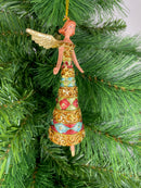 Christbaumschmuck Figur Engel gold  blau rot grün Hänger Baumschmuck 16cm