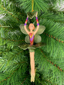 Figur Blumenelfe mit Blatt Elfe Baumschmuck Ostern Frühling Weihnachten 15cm